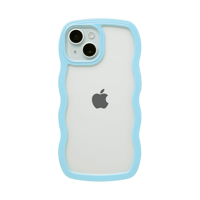 [iPhone 17/17 Pro/16/16 Pro/15/15 Pro/14/14 Pro/13/13 Pro/12/12 Pro/SE(第3/第2世代)/8/7専用]ULTRA FINE Wavy Frame iPhoneケース