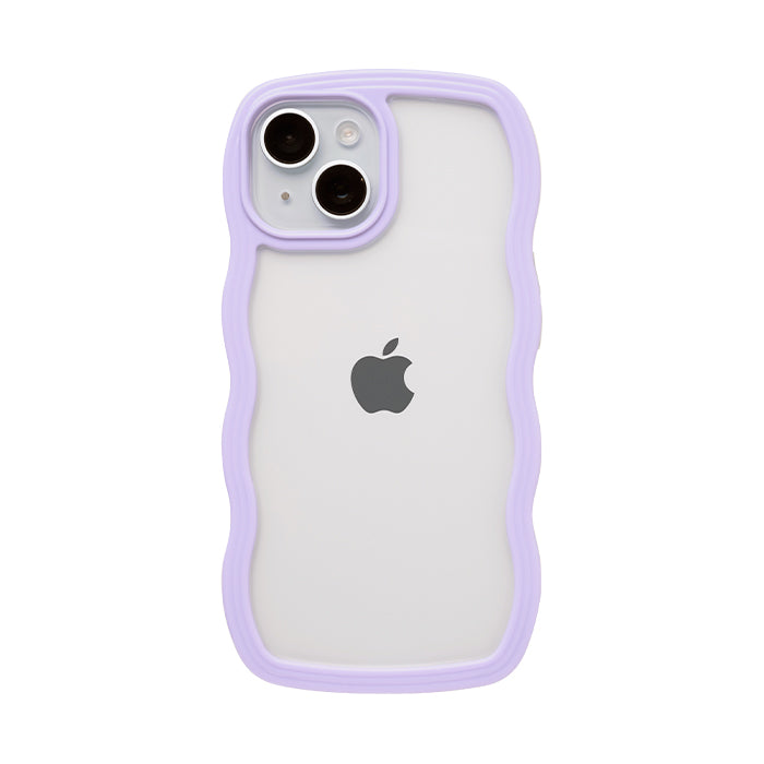 [iPhone 17/17 Pro/16/16 Pro/15/15 Pro/14/14 Pro/13/13 Pro/12/12 Pro/SE(第3/第2世代)/8/7専用]ULTRA FINE Wavy Frame iPhoneケース