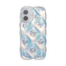 [iPhone 16/16 Pro/15/14/13専用]ULTRA FINE クリアキルティングケース