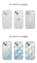 [iPhone 17/17Pro/16/16 Pro/15/14/13専用]ULTRA FINE クリアキルティングケース