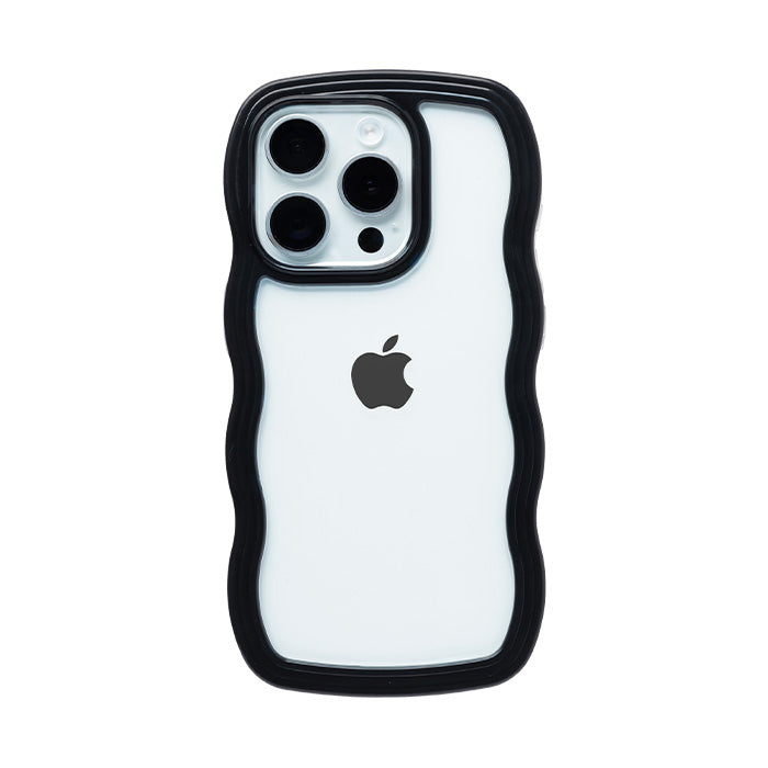 [iPhone 17/17 Pro/16/16 Pro/15/15 Pro/14/14 Pro/13/13 Pro/12/12 Pro/SE(第3/第2世代)/8/7専用]ULTRA FINE Wavy Frame iPhoneケース