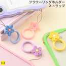 PHONEAR リングホルダーストラップ(フラワー)