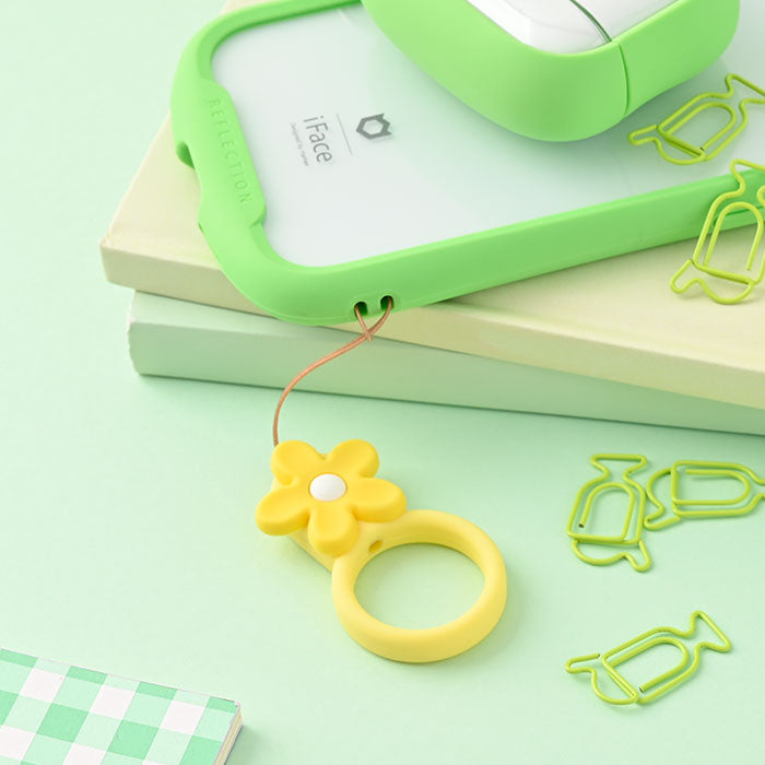 PHONEAR リングホルダーストラップ(フラワー)