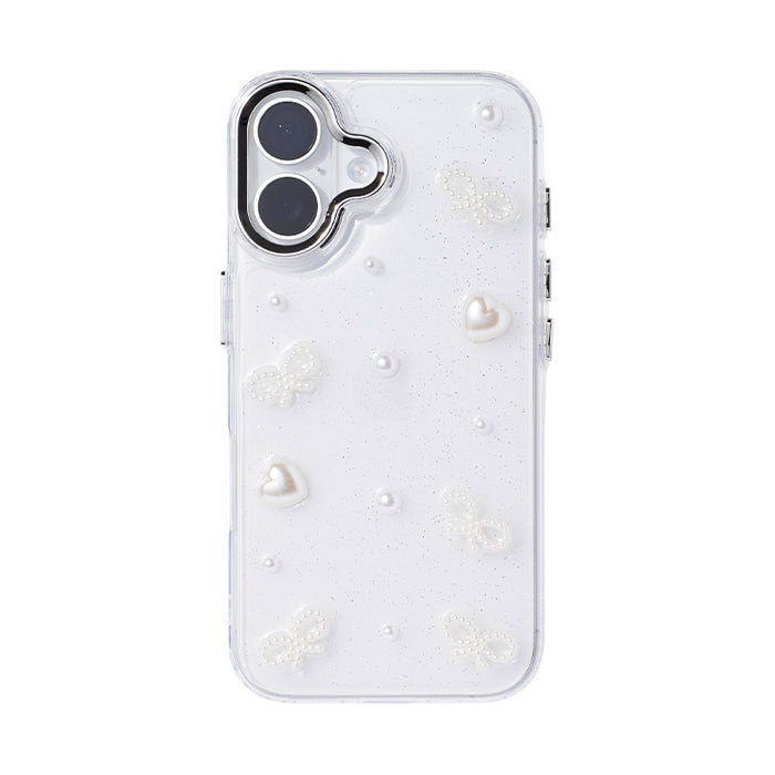 iPhone 16/16Pro/15/14/13専用]PHONEAR リボンiPhoneケース