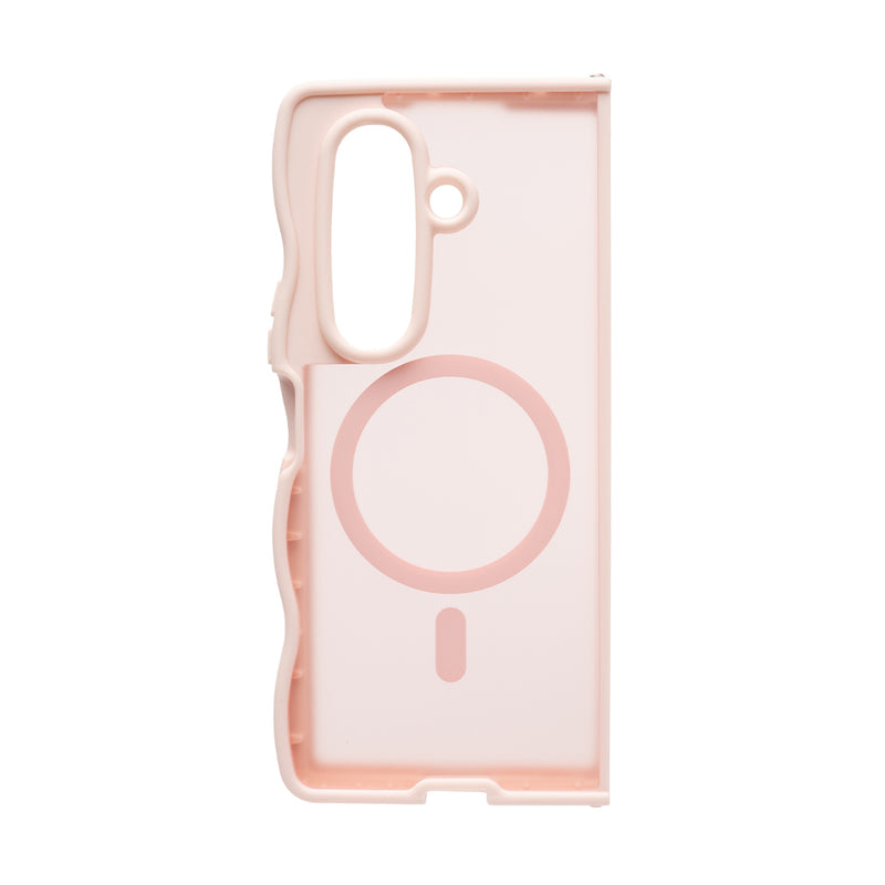 [iPhone 16/15/14/13/Galaxy S25/S24/Z Fold7/Z Flip7専用]PHONEAR MagSafe対応 なみなみマットケース