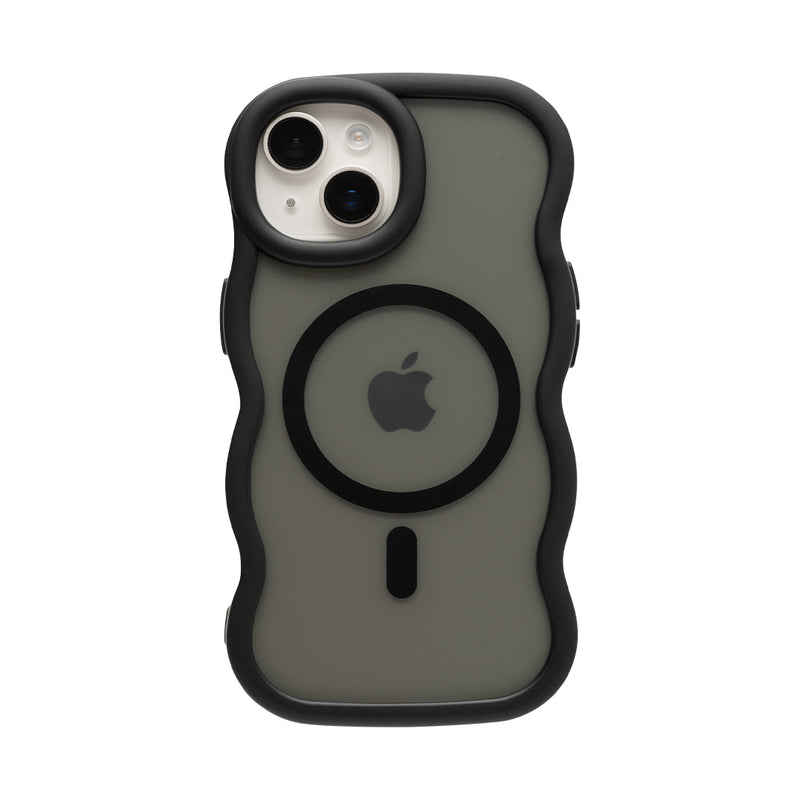 [iPhone 16/15/14/13/Galaxy S25/S24/Z Fold7/Z Flip7専用]PHONEAR MagSafe対応 なみなみマットケース