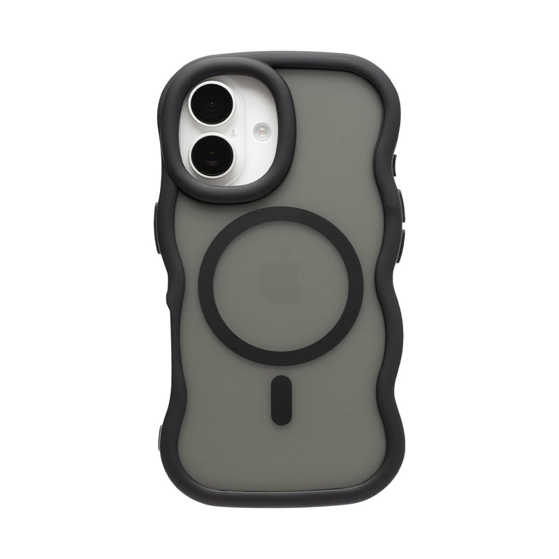 [iPhone 16/15/14/13/Galaxy S25/S24/Z Fold7/Z Flip7専用]PHONEAR MagSafe対応 なみなみマットケース