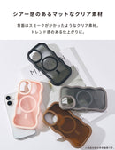 [iPhone 17/17Pro/16/15/14/13/Galaxy S26/S25/S24/Z Fold7/Z Flip7専用]PHONEAR MagSafe対応 なみなみマットケース