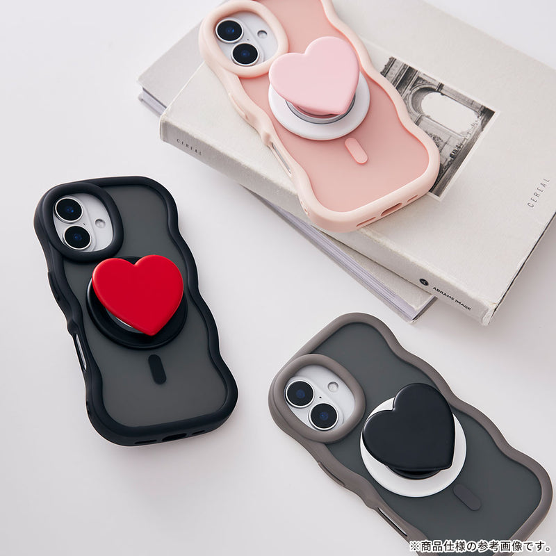 [iPhone 16/15/14/13/Galaxy S25/S24/Z Fold7/Z Flip7専用]PHONEAR MagSafe対応 なみなみマットケース