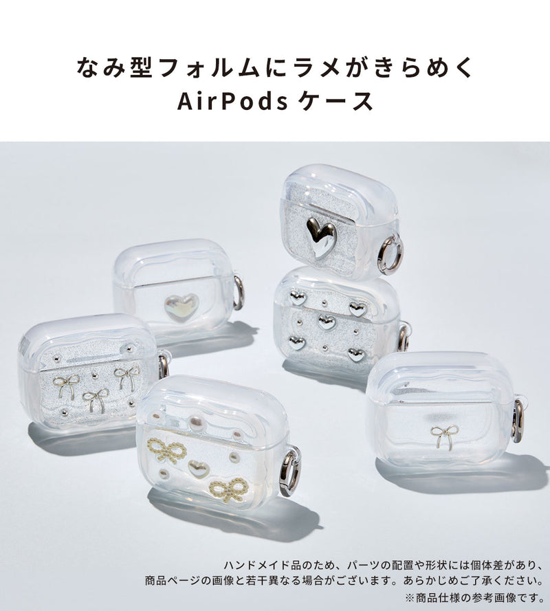 AirPods Pro(第3世代)/AirPods(第4世代)専用]PHONEAR なみ型 AirPodsケース
