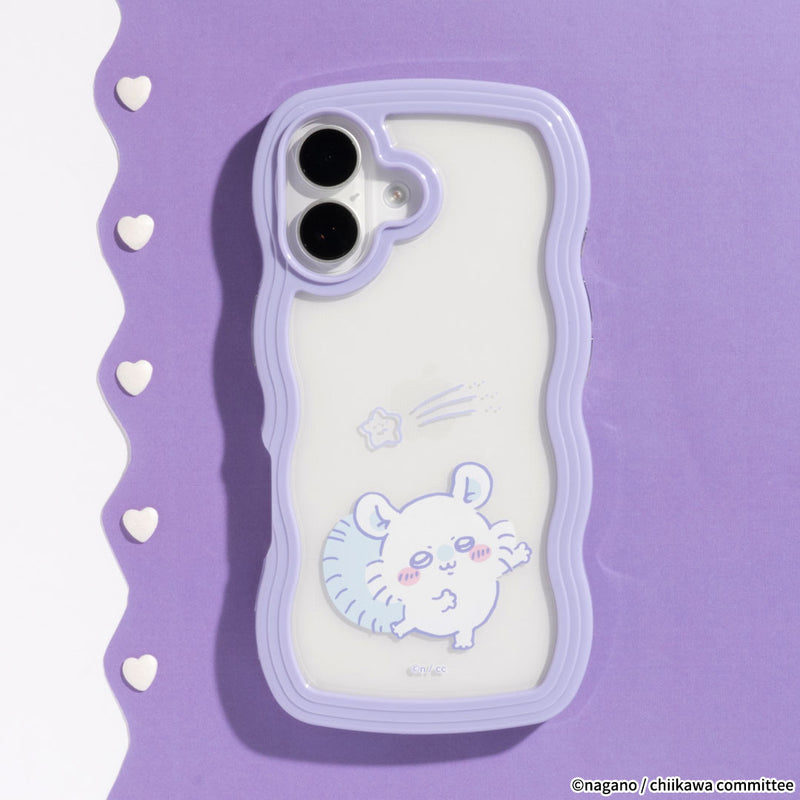 [iPhone 16/16 Pro/16 Plus/16 Pro Max/15/14/13専用]ちいかわ うねうねケース
