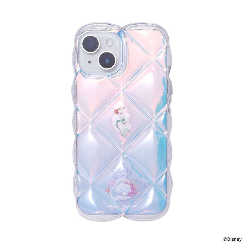 [iPhone16/15/14/13専用]ディズニーキャラクター クリアキルティングケース