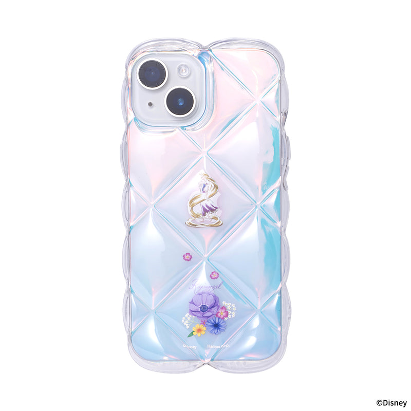 [iPhone16/15/14/13専用]ディズニーキャラクター クリアキルティングケース