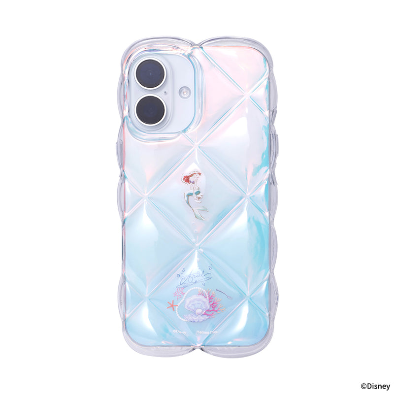 [iPhone16/15/14/13専用]ディズニーキャラクター クリアキルティングケース