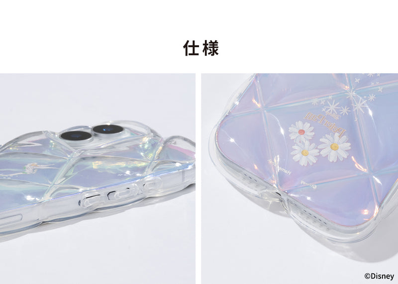 [iPhone16/15/14/13専用]ディズニーキャラクター クリアキルティングケース