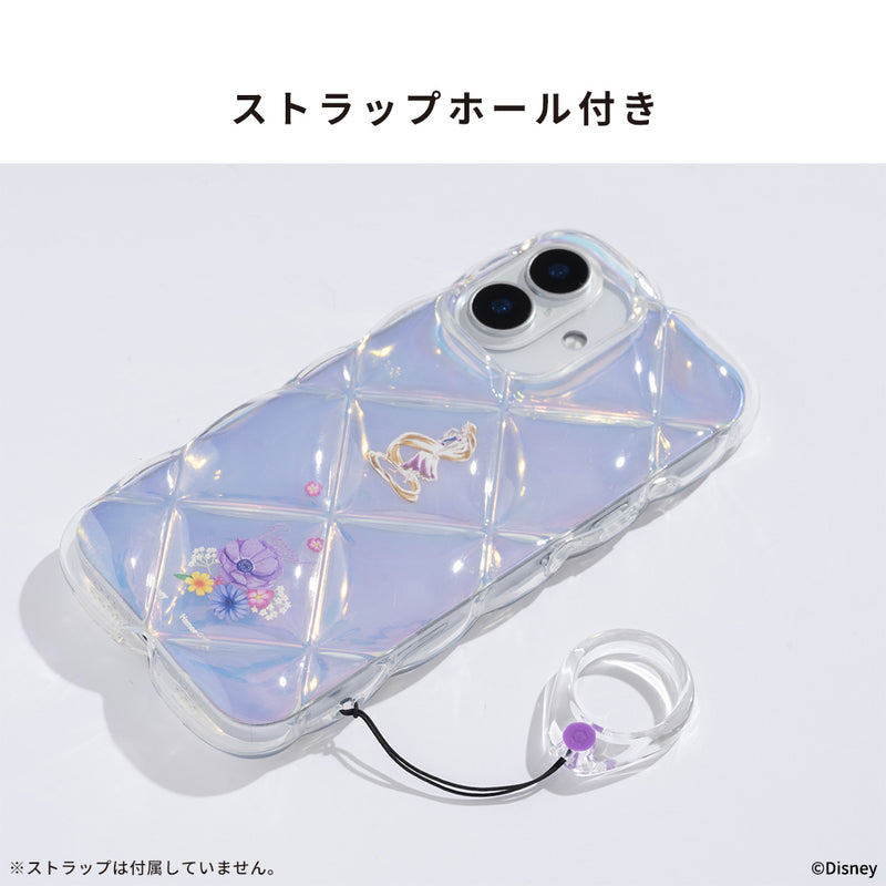 [iPhone16/15/14/13専用]ディズニーキャラクター クリアキルティングケース