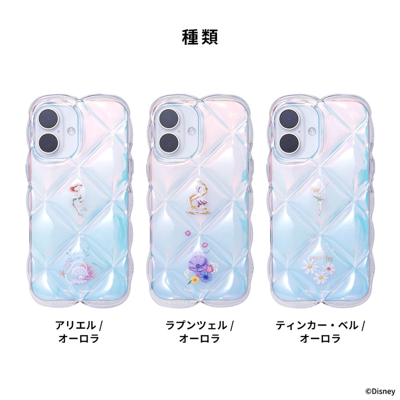 [iPhone16/15/14/13専用]ディズニーキャラクター クリアキルティングケース