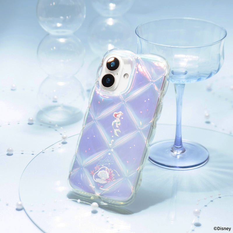 [iPhone16/15/14/13専用]ディズニーキャラクター クリアキルティングケース