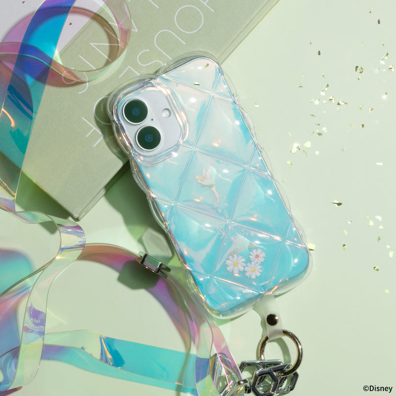 [iPhone16/15/14/13専用]ディズニーキャラクター クリアキルティングケース