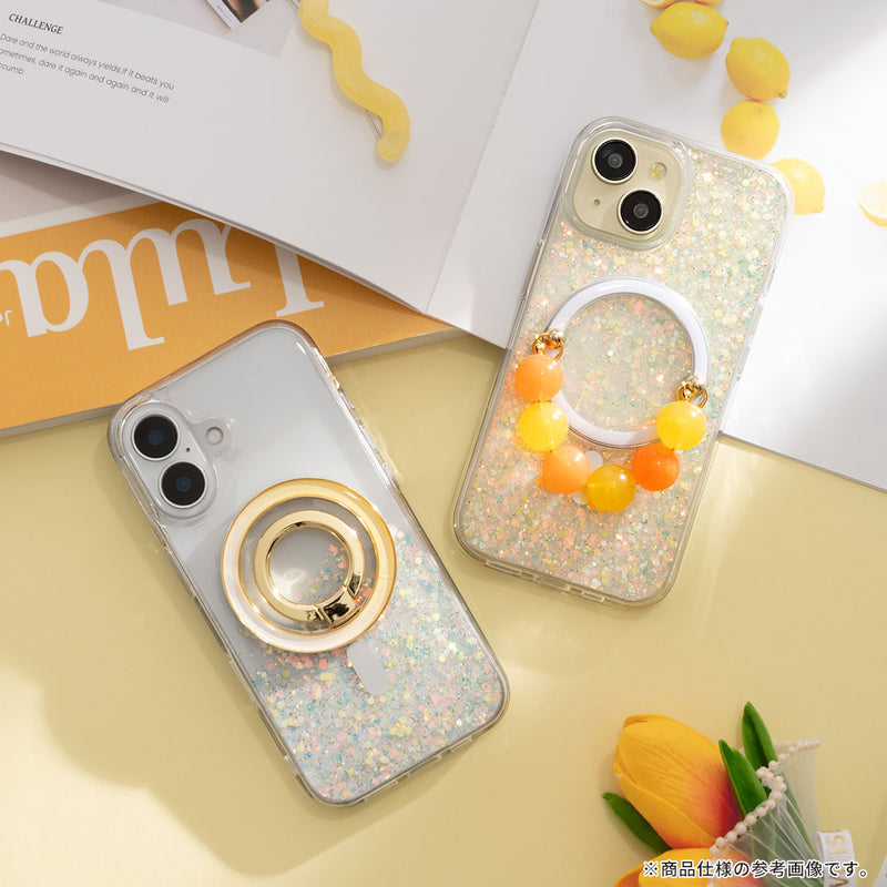 [iPhone 16/15/14/13専用]PHONEAR twinkle Magsafe対応 グリッターiPhoneケース