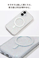 [iPhone 16/15/14/13専用]PHONEAR twinkle Magsafe対応 グリッターiPhoneケース