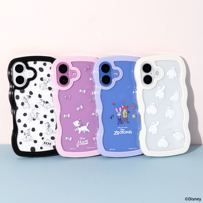 [iPhone 17/17 Pro/ 16/15/14/13専用]ディズニー&ピクサーキャラクター うねうねケース