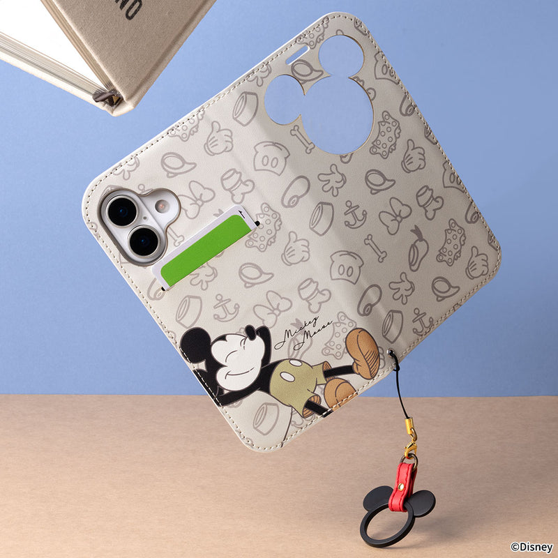 [iPhone 17専用]ディズニーキャラクター CERTA フリップ窓付きダイアリーケース