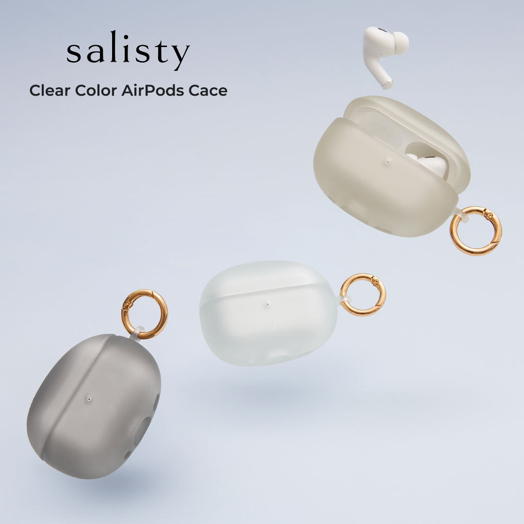 [AirPods Pro(第2/1世代)専用]salisty(サリスティ)クリアカラー耐衝撃ケース