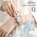 [Apple Watch Series 9/8/7/SE(第2/1世代)/6/5/4専用]salisty Apple Watch ハードフレーム