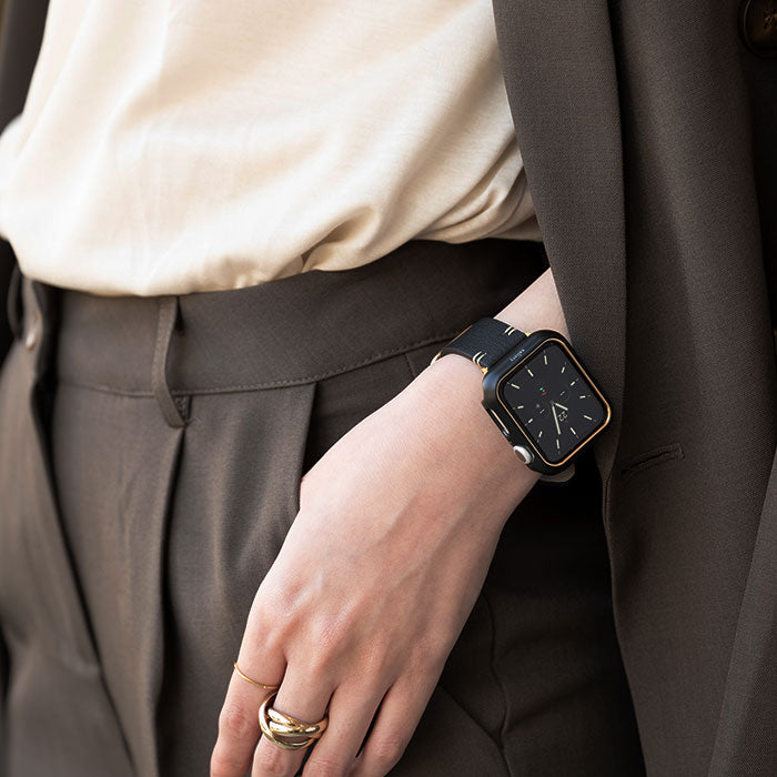 【Apple Watch Series 11/10/9/SE(第3/2/1世代)/8/7/6/5/4(40-42mm)/3/2/1(38mm)専用】salisty noble レザーバンド