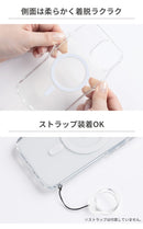 【新】[iPhone 15/14/13専用] HIGHER MagSafe対応 ハイブリッドケース(クリア)
