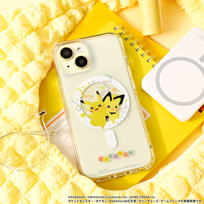 ポケモン iPhone13／14 ケース (マグネット) スマホ/家電/カメラ