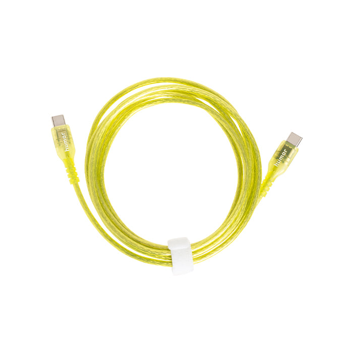 humor USB 2.0 CABLE TYPE-C to TYPE-C 2.0m(クリア)