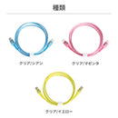 humor USB 2.0 CABLE TYPE-C to TYPE-C 1.0m(クリア)