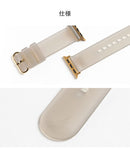 【Apple Watch Series 11/10/9/SE(第3/2/1世代)/8/7/6/5/4(40-42mm)/3/2/1(38mm)専用】salisty(サリスティ)クリアカラーバンド