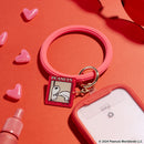 [各種スマートフォン対応]PEANUTS/ピーナッツ シリコンハンドストラップ(75th/スヌーピー)