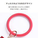 [各種スマートフォン対応]PEANUTS/ピーナッツ シリコンハンドストラップ(75th/スヌーピー)