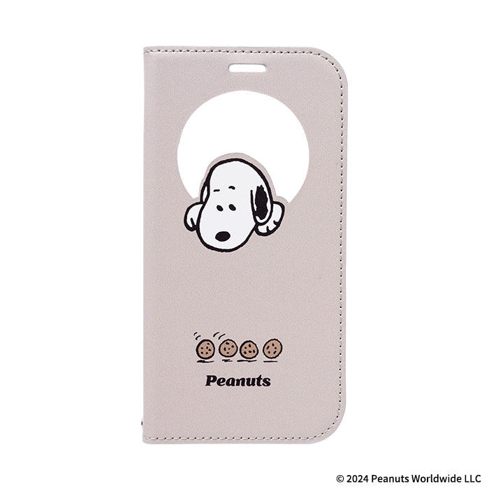 iPhone 16専用]PEANUTS/ピーナッツ CERTA フリップ窓付き