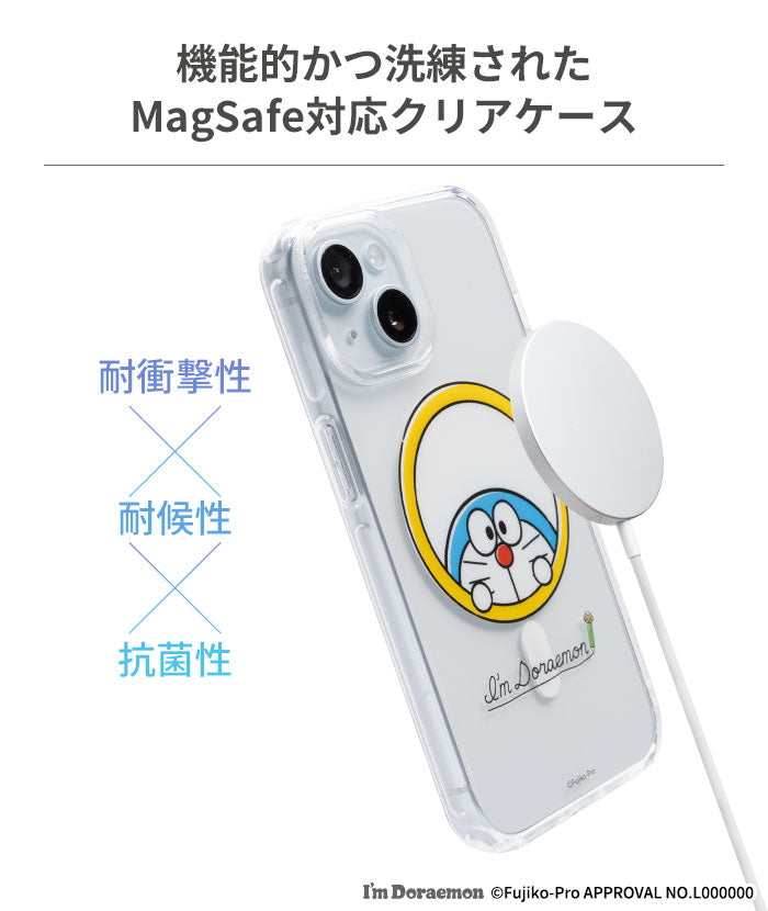 [iPhone 15/14/13専用] アイムドラえもん HIGHER MagSafe対応 ハイブリッドケース