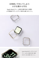 [Apple Watch Series 9/8/7/SE(第3/2/1世代)/6/5/4専用]salisty Apple Watch クリアカラーハードフレーム