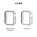 [Apple Watch Series 9/8/7/SE(第3/2/1世代)/6/5/4専用]salisty Apple Watch クリアカラーハードフレーム
