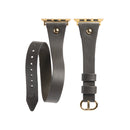 [Apple Watch Series 10/9/SE(第2/1世代)/8/7/6/5/4(40-42mm)/3/2/1(38mm)専用]salisty 二重巻きバンド