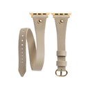 [Apple Watch Series 10/9/SE(第2/1世代)/8/7/6/5/4(40-42mm)/3/2/1(38mm)専用]salisty 二重巻きバンド