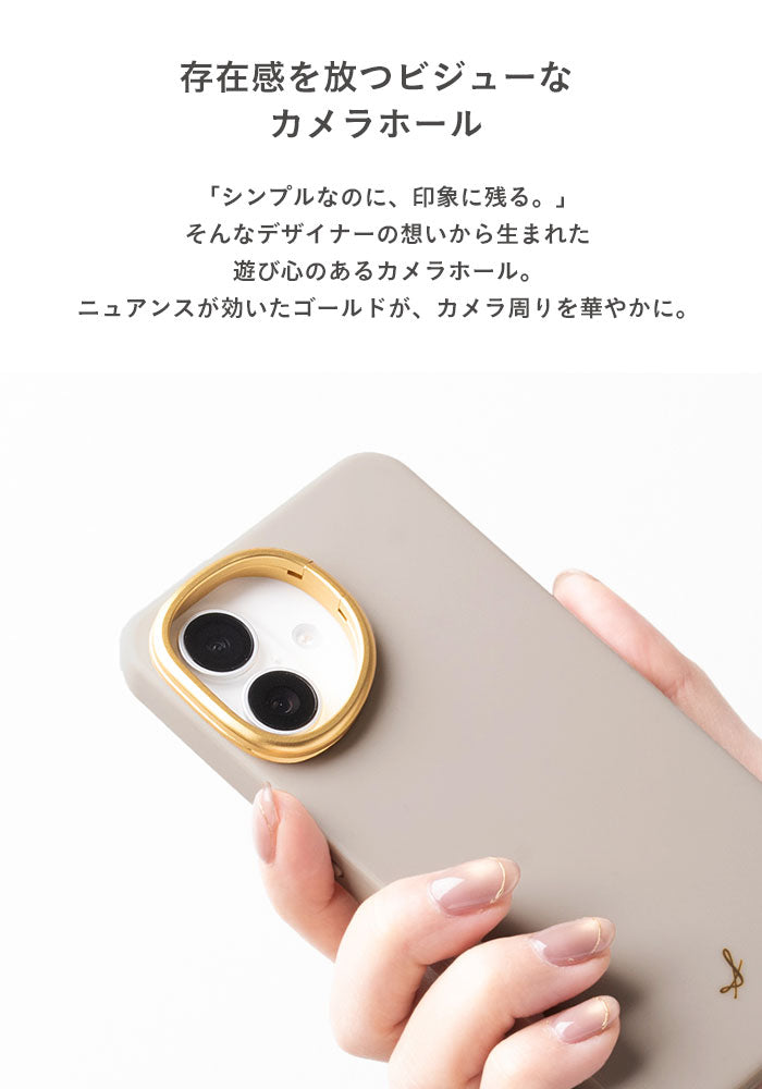 [iPhone 16/15/14/13専用]salisty(サリスティ)カメラホールスタンド 耐衝撃ハードケースノベルティセット