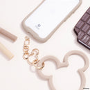 [各種スマートフォン対応]ディズニーキャラクター ストラップホルダー(ミッキーアイコン)