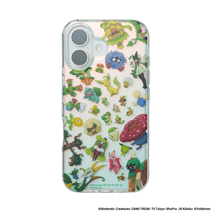 ポケモン Hamee Latootoo iPhoneケース ガーデン 色々な表情のピカチュウに癒される！カード収納付きケースLatootooに