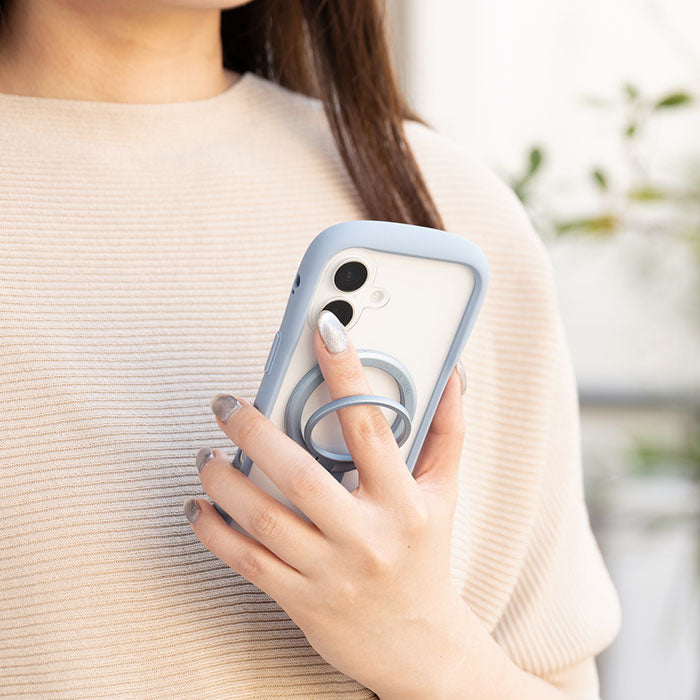[MagSafe対応]Mug thinR 薄型スマートフォンスタンド&リング