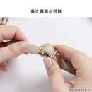 【新】クルミボタンフラップスマホショルダーポーチ(グレージュ)