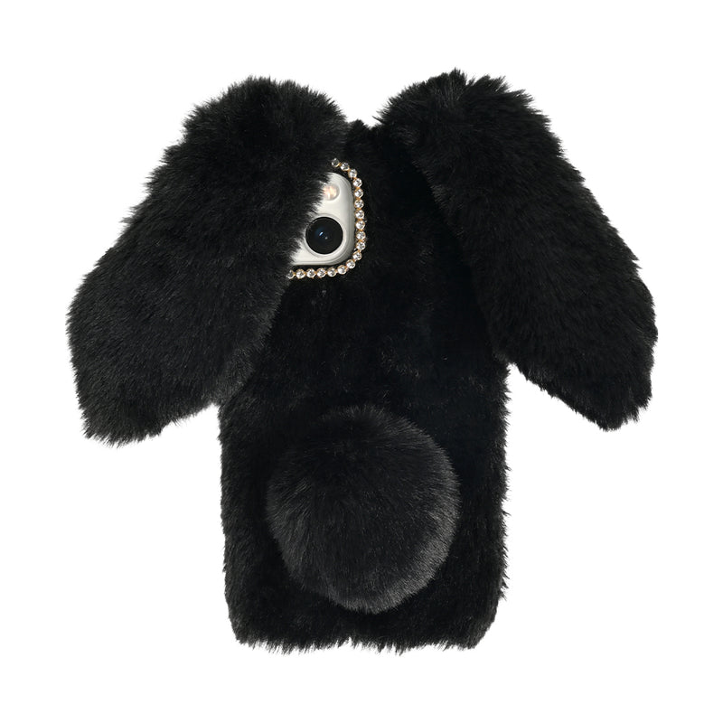 [iPhone 16/15/14/13専用]ファースマホケース(ラビット)