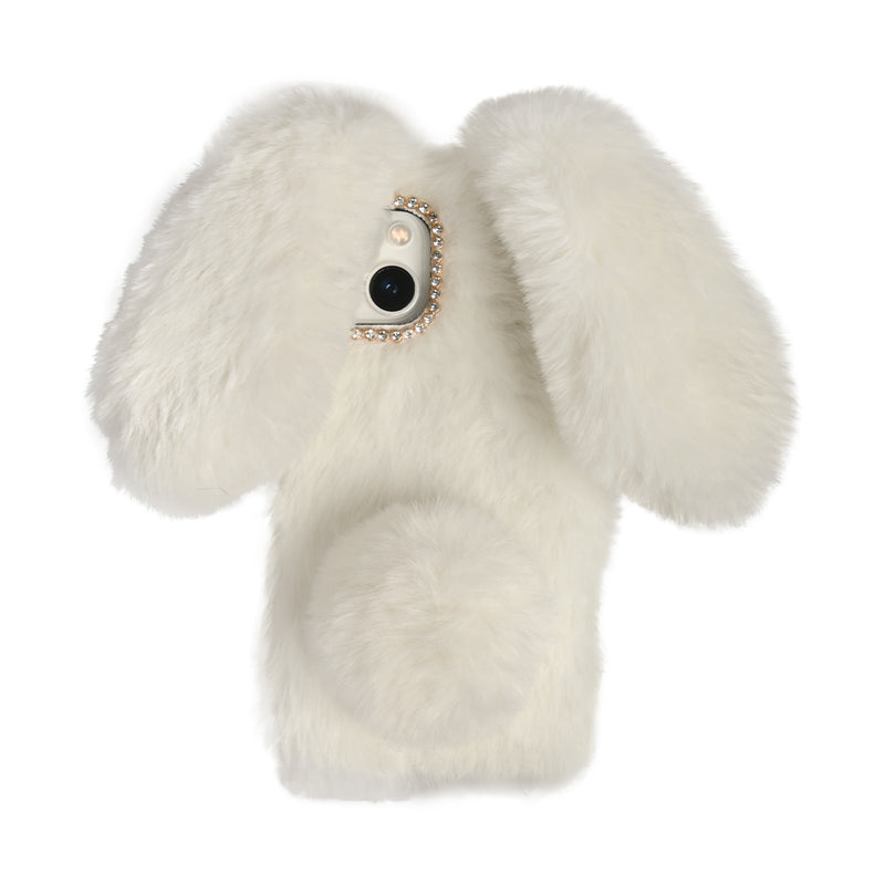 [iPhone 16/15/14/13専用]ファースマホケース(ラビット)